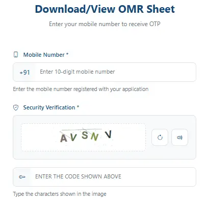 RSSBASONLINE.COM, RSSB OMR View, RSSB OMR Download pdf, RSSB OMR Download